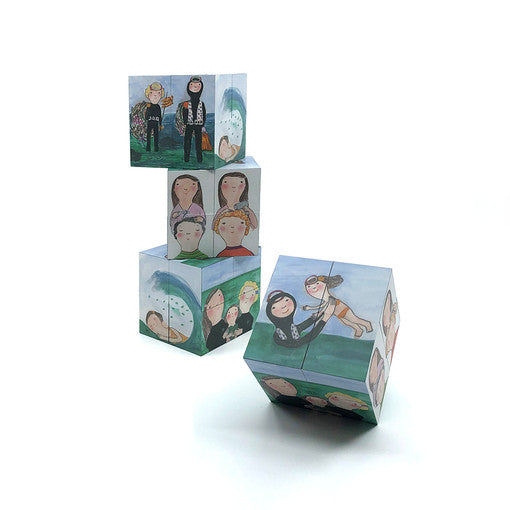 Cubo "Mamá y el mar"