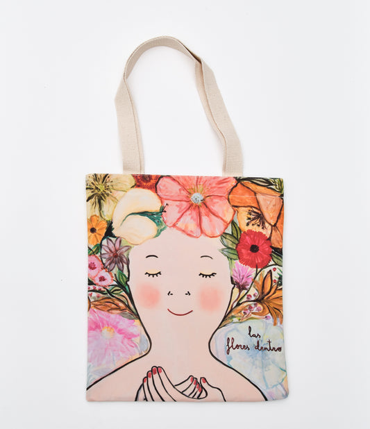 Las flores dentro