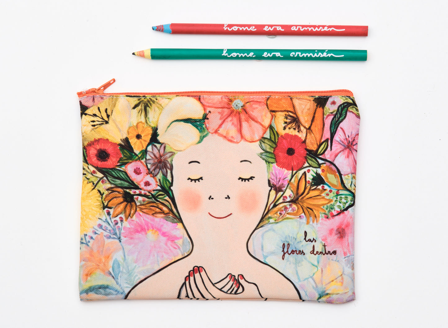 Las flores dentro