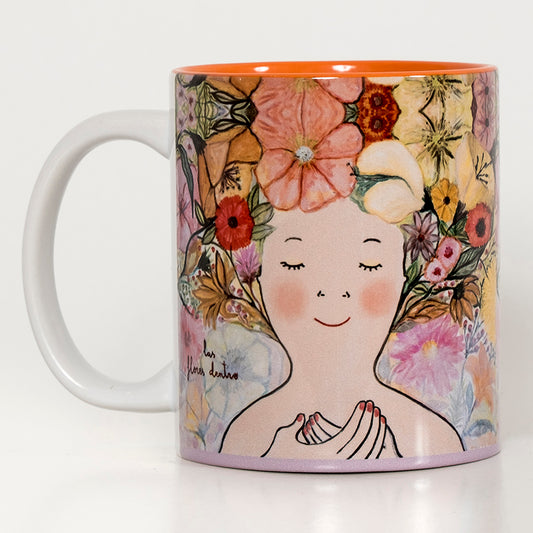 Las flores dentro