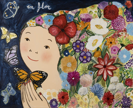 En flor
